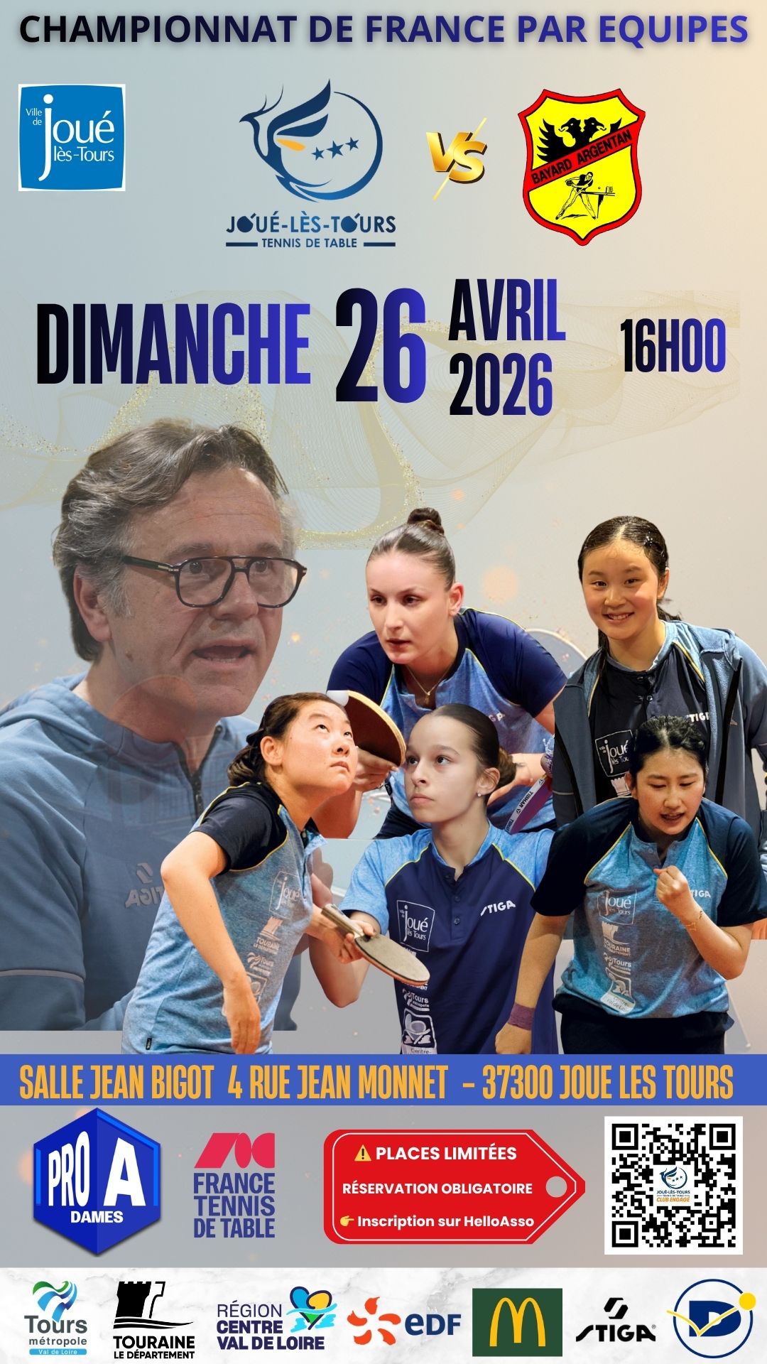 MAIRIE AFFICHE Pro A J4 PLAY DOWNS JOURNEE SAISON 2025-2026  - 1 &copy;TT JOUE LES TOURS 