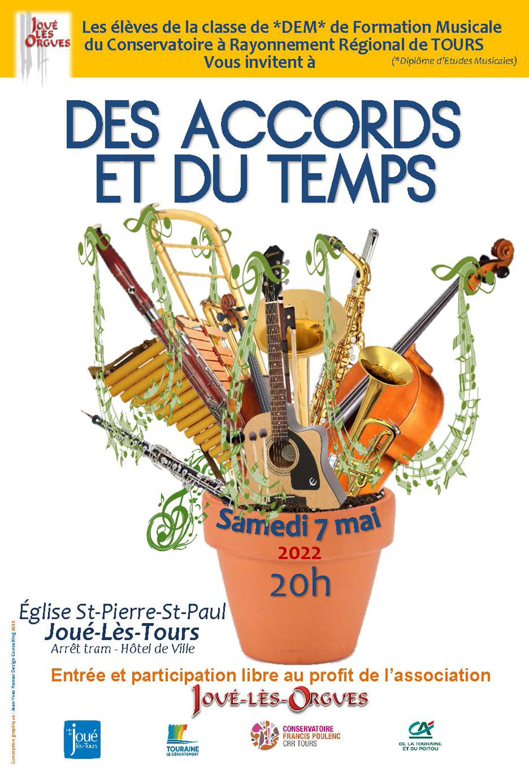 CONCERT DES ACCORDS ET DU TEMPS - 7 MAI 2022 - JOUE LES ORGUES  ©joué lès orgues
