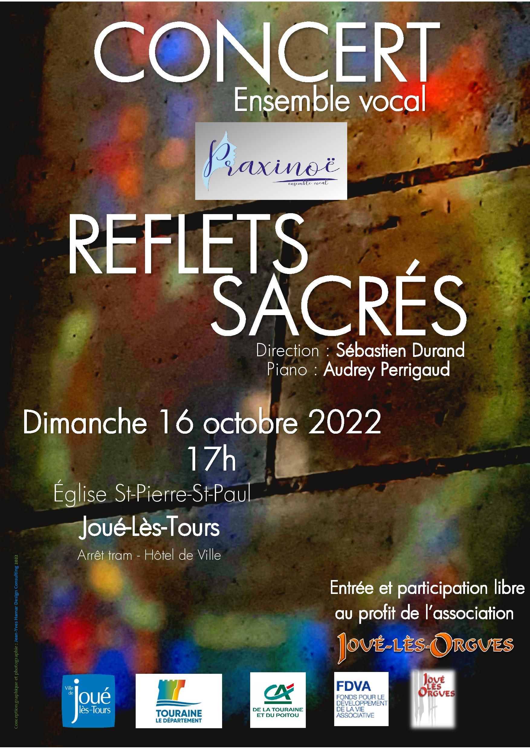 CONCERT PRAXINOE - REFLETS SACRES - 16 OCTOBRE 2022 - JOUE LES ORGUES ©joué lès orgues