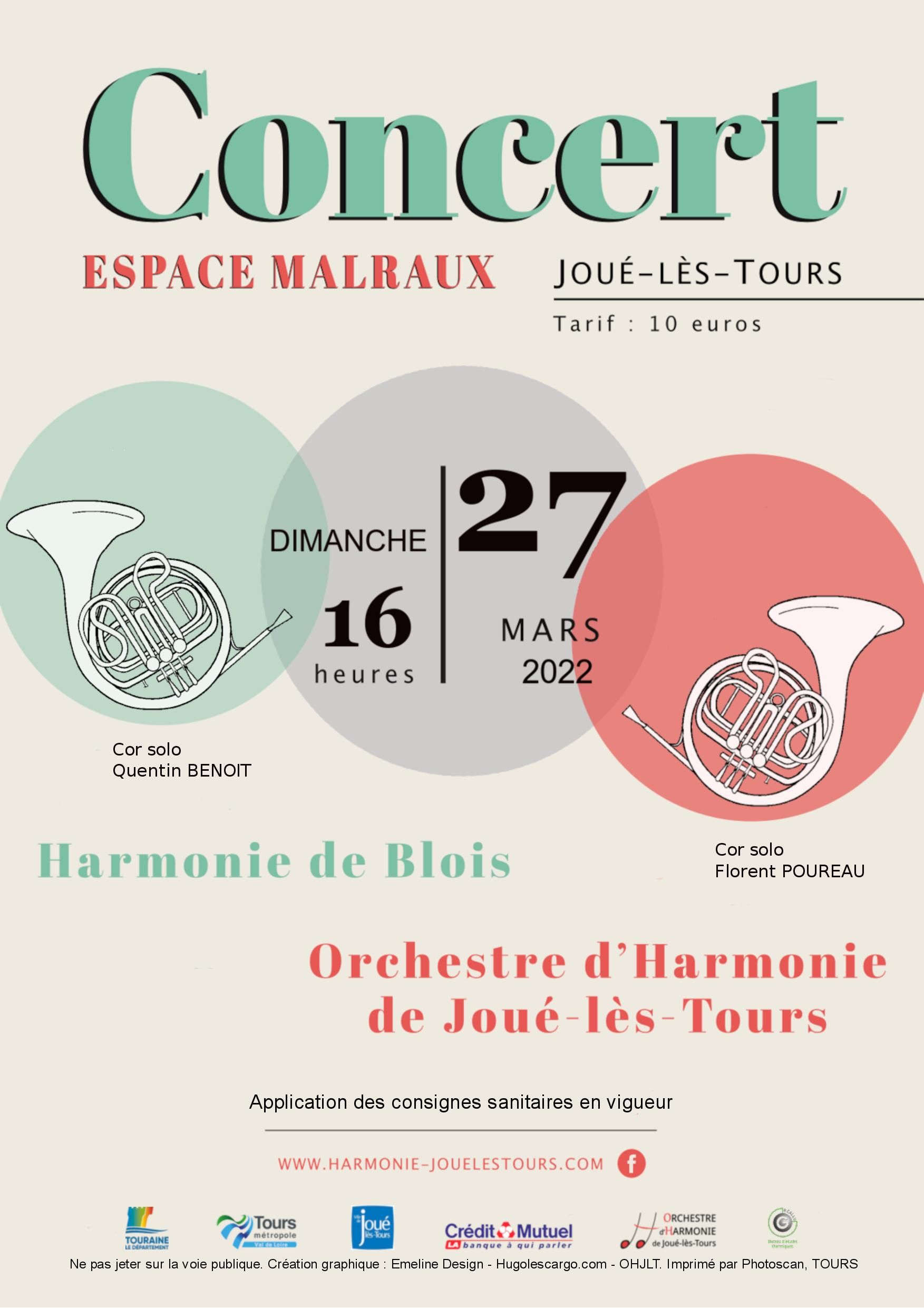Concert 27 mars 2022 ©Orchestre d'harmonie de Joué-lès-Tours 