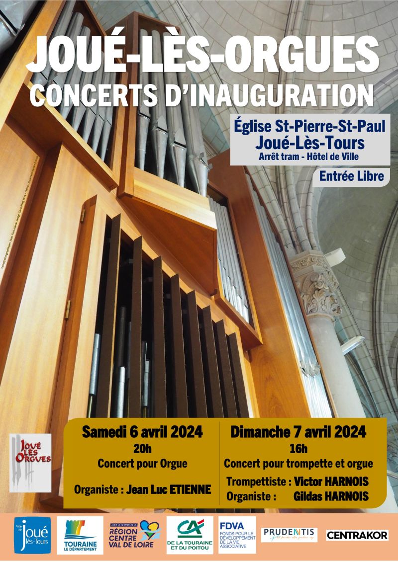 Concert inauguration orgue 6 et 7 avril 2024 - 20-03-24 ©Joué-lès-Orgues