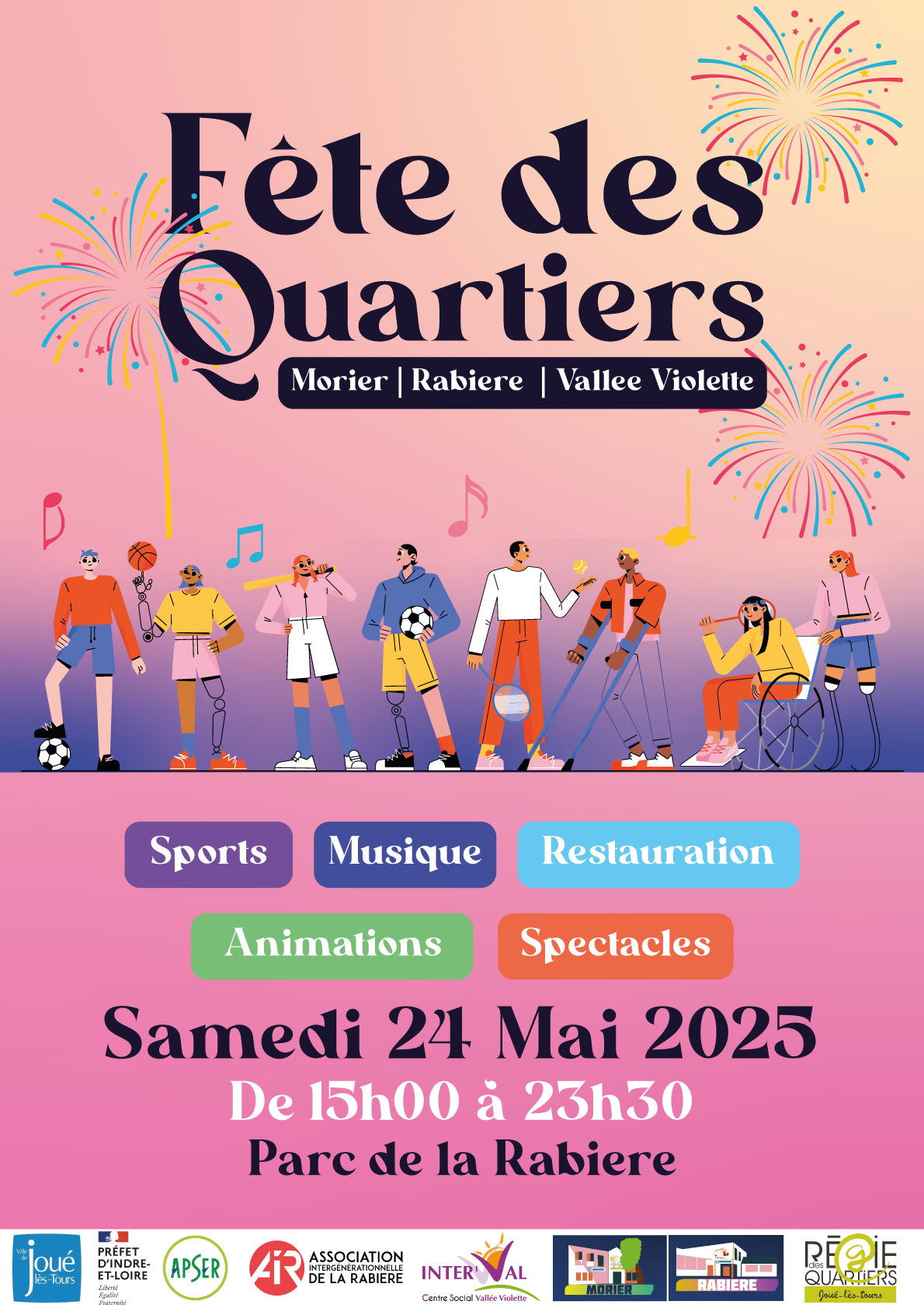 Fete-des-quartiers ©association intergénérationnelle de la Rabière