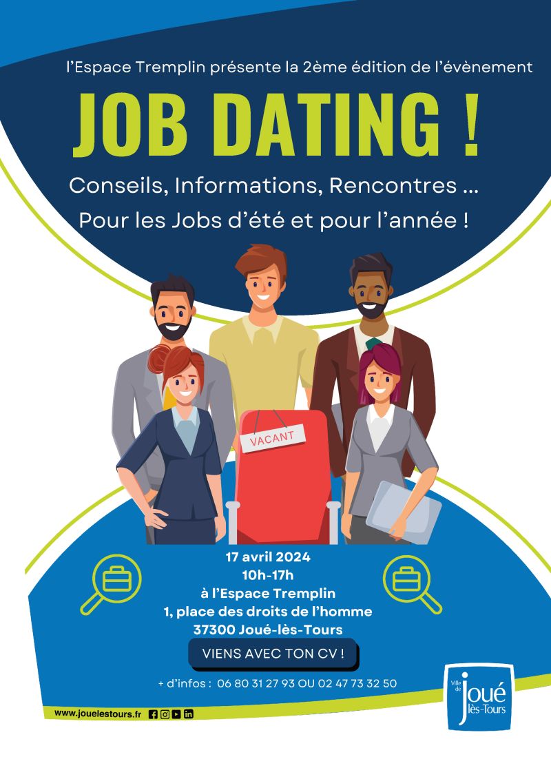 Job dating 2024 ©Ville de Joué-lès-Tours