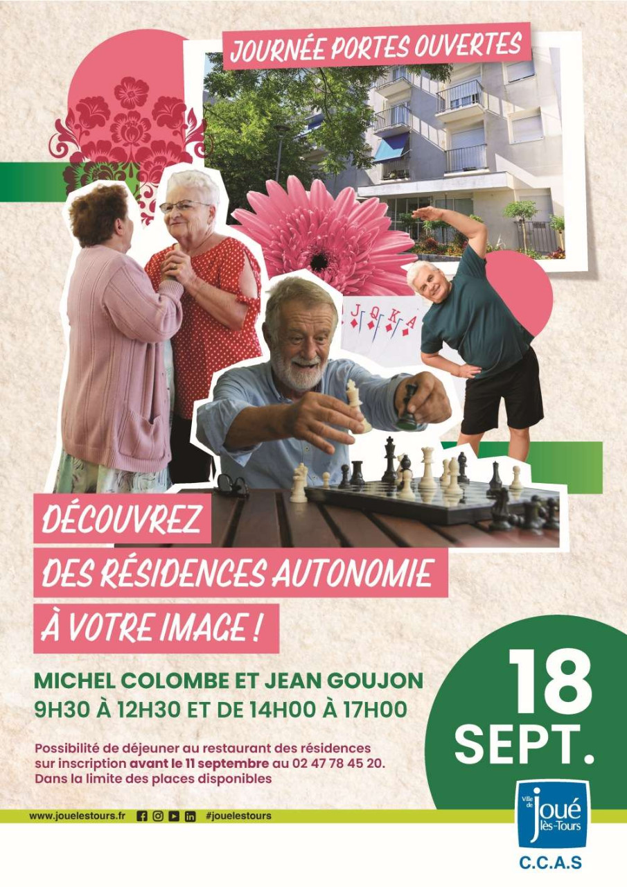 Journées portes ouvertes Résidences autonomie ©Ville de Joué-lès-Tours