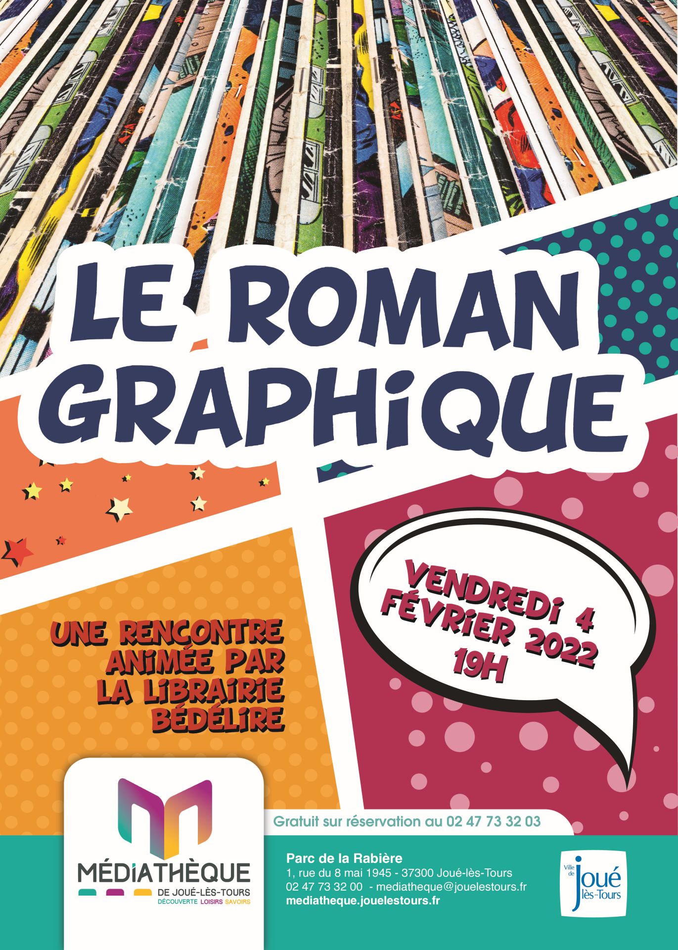 Le roman graphique ©Ville de Joué-lès-Tours