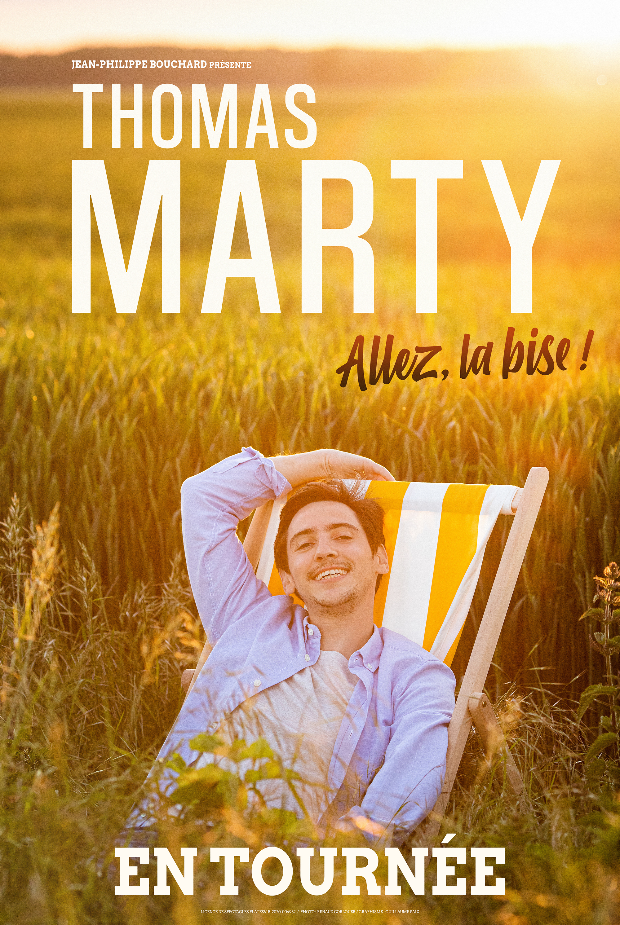 MARTY - Allez la bise - Affiche en tournée HD ©Guillaume Saix