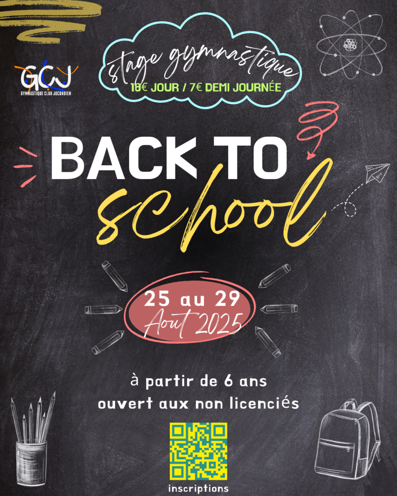Stage Aout 2025 - GCJ ©Gymnastique Club Jocondien