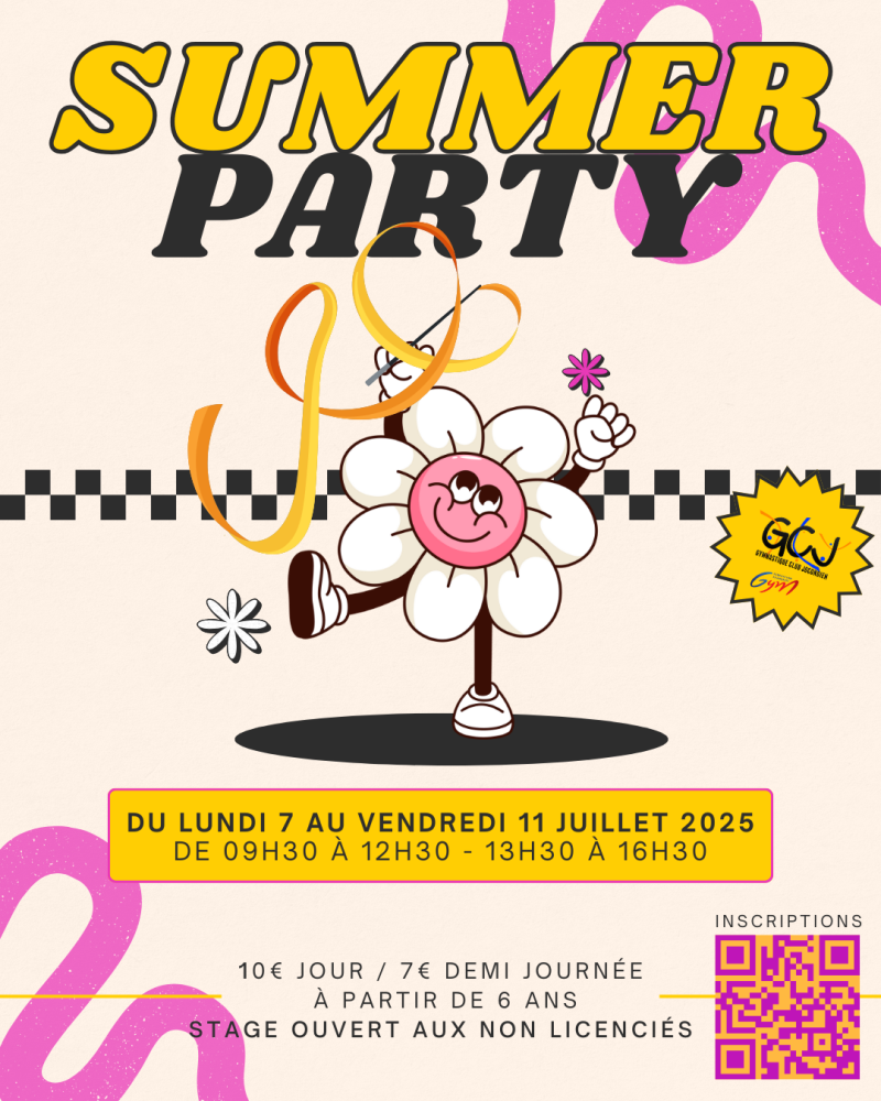 Stage Juillet 2025 - GCJ ©Gymnastique Club Jocondien