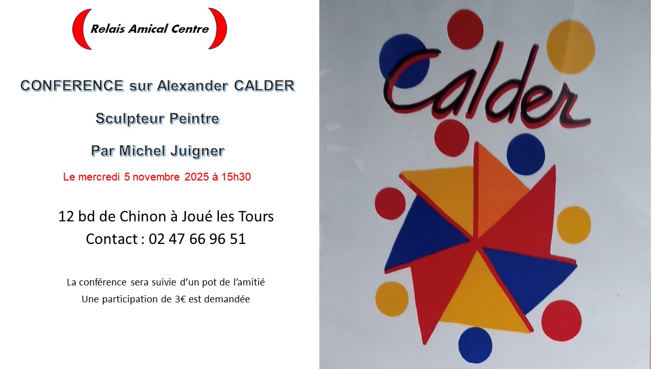 affiche Calder ©relais Amical Centre