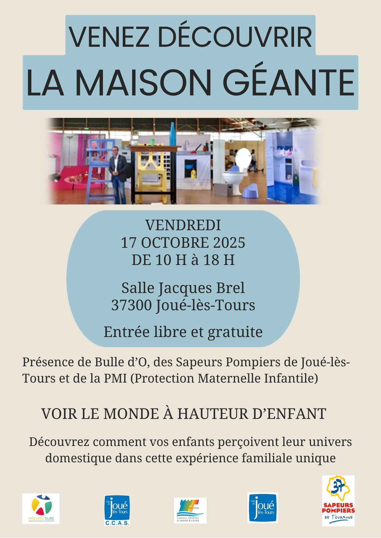 affiche Maison Géante Prévent'Eure ©Prévent'Eure