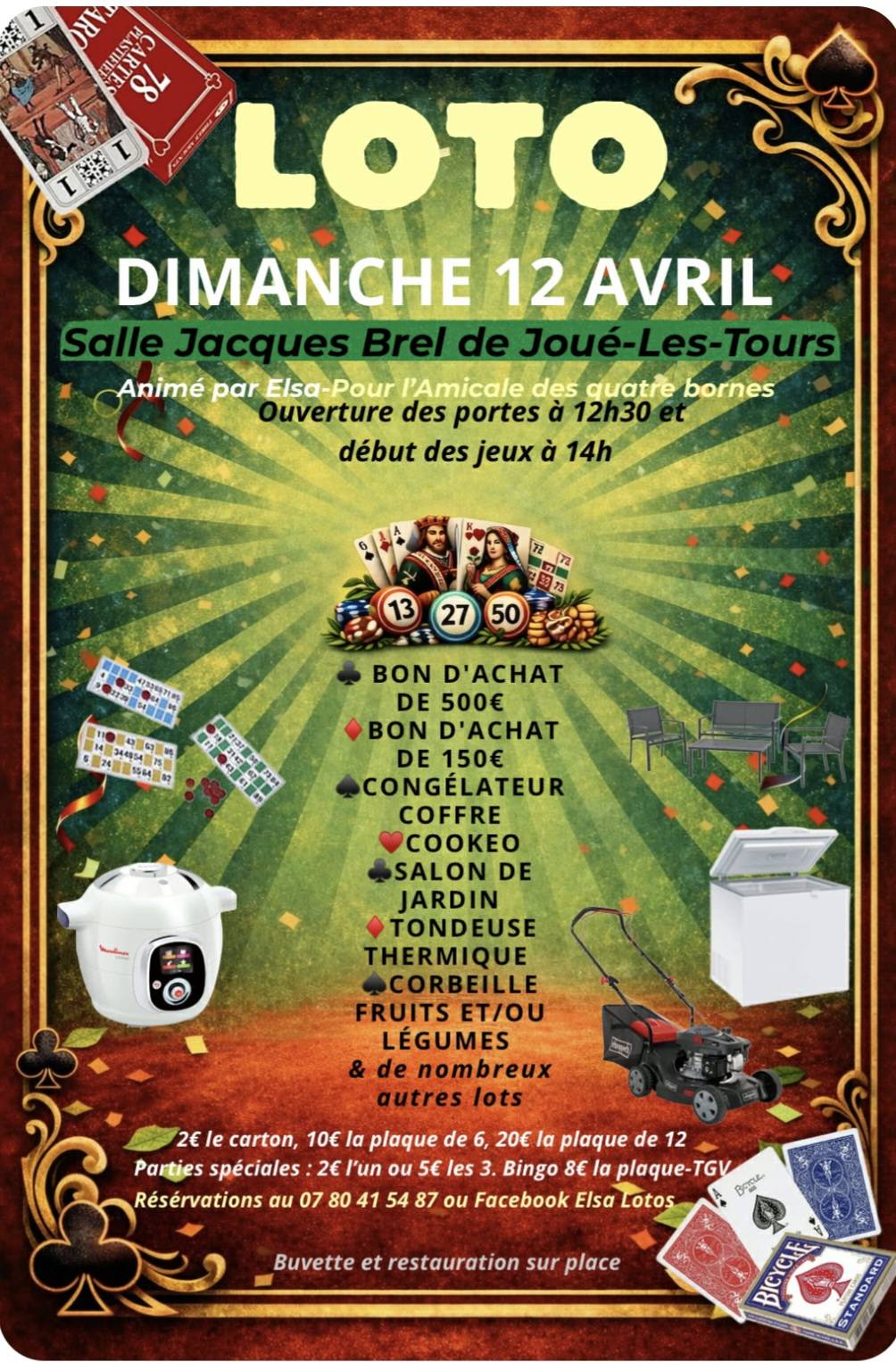 loto &copy;Amicale des 4 Bornes