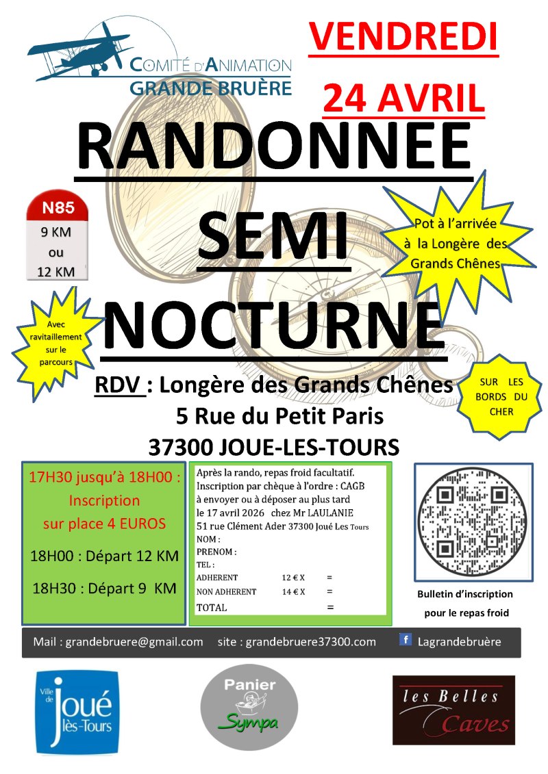 rando-semi-nocturne &copy;Comité d'Animation de la Grande Bruère