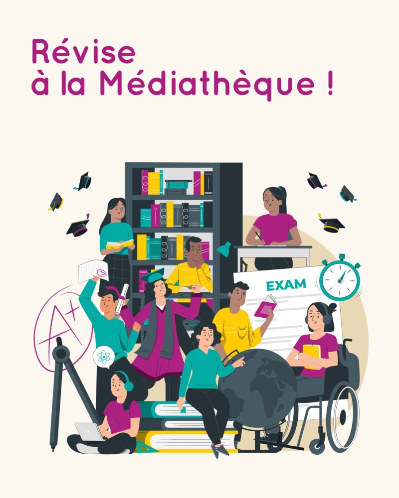 revise-mediatheque &copy;Ville de Joué-lès-Tours