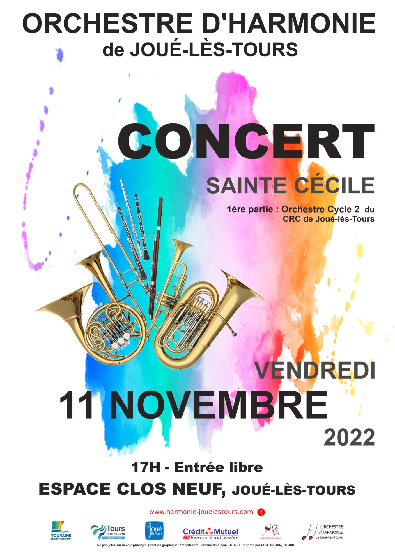 ste Cecile 2022 A3 ©Harmonie de Joué-lès-Tours