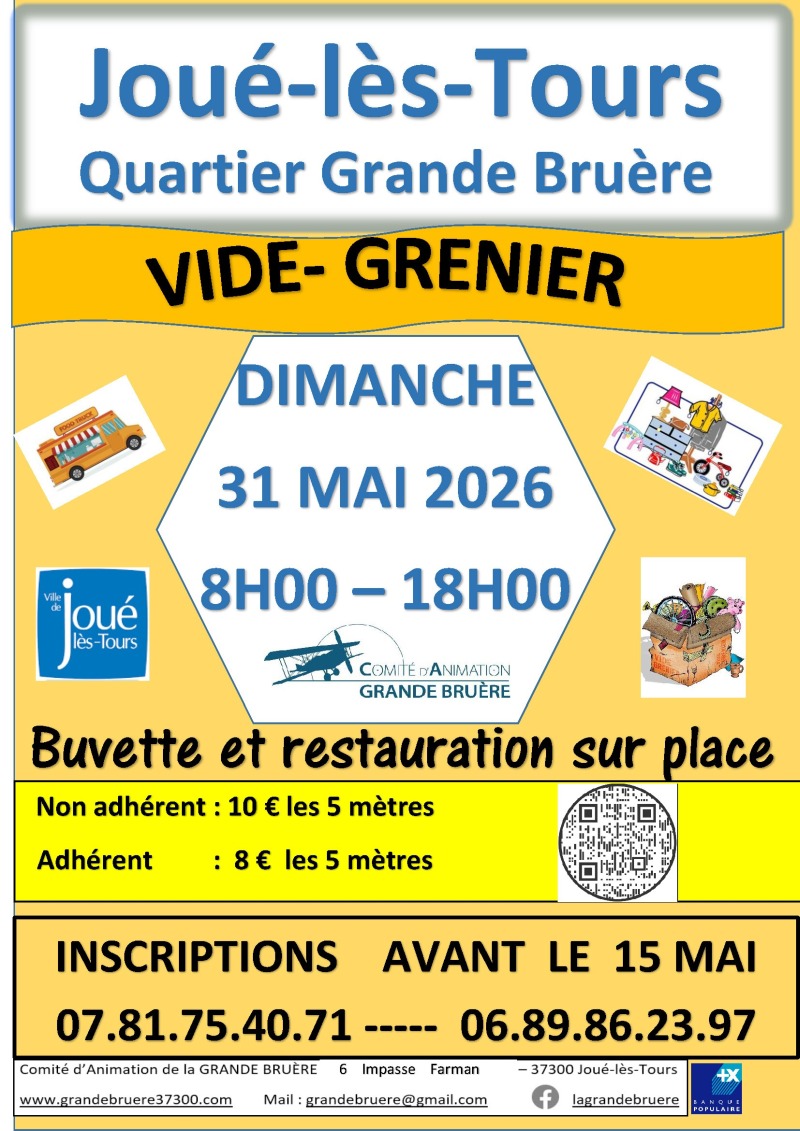 vide-grenier-grande-bruere ©Comité d'Animation de la Grande Bruère