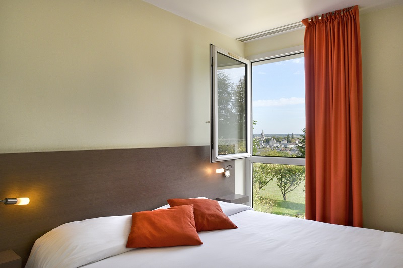 Chambre avec vue château-hotel luccotel-loches-valdeloire