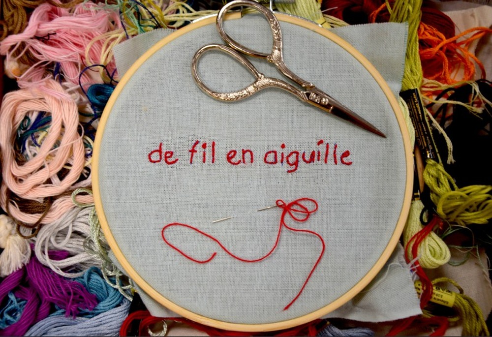 De Fil en Aiguille : atelier broderie pour adultes