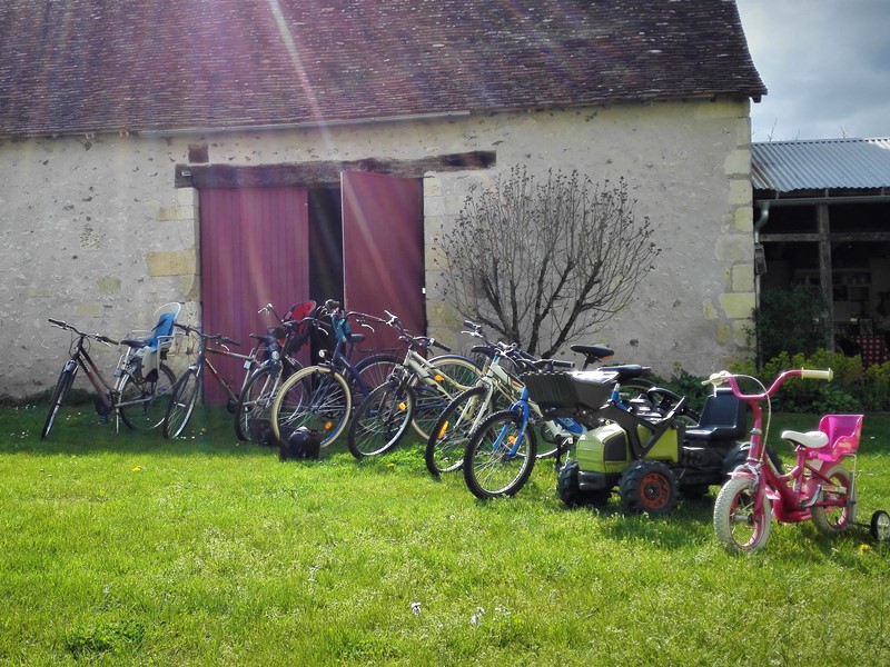 Les Limornières - gite 'Noix' - Vélos - Le Grand Pressigny - Loches Val de Loire