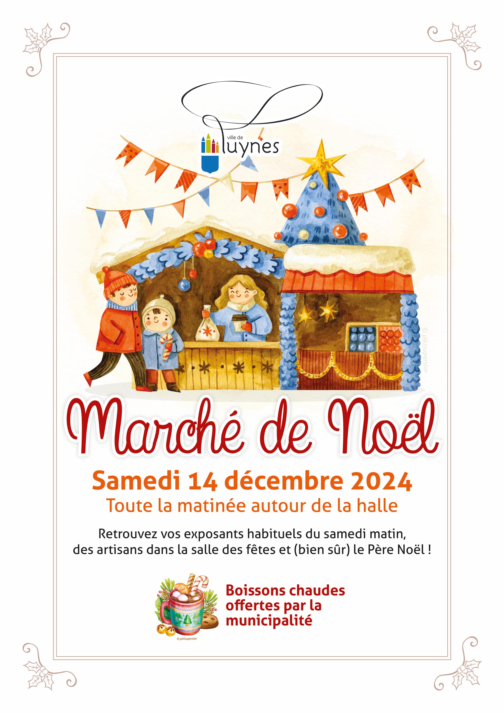 Marché de Noël (affiche) - © Droits réservés