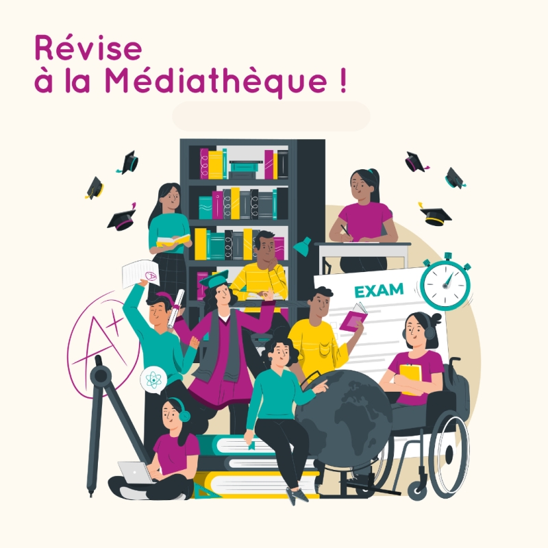Révise à la Médiathèque - Cop Ville de JLT