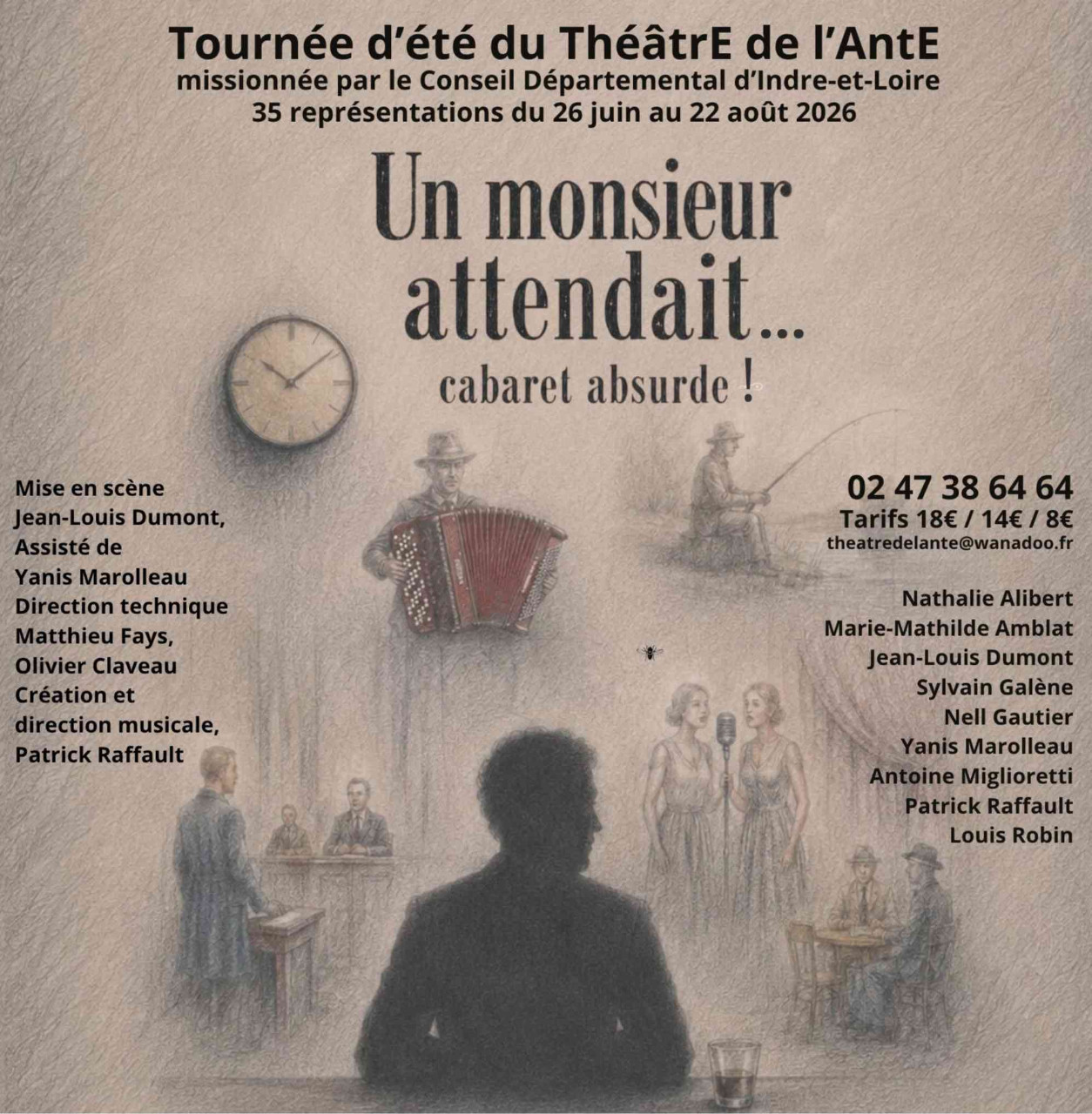 Un monsieur attendait... - © Théâtre de l'Ante