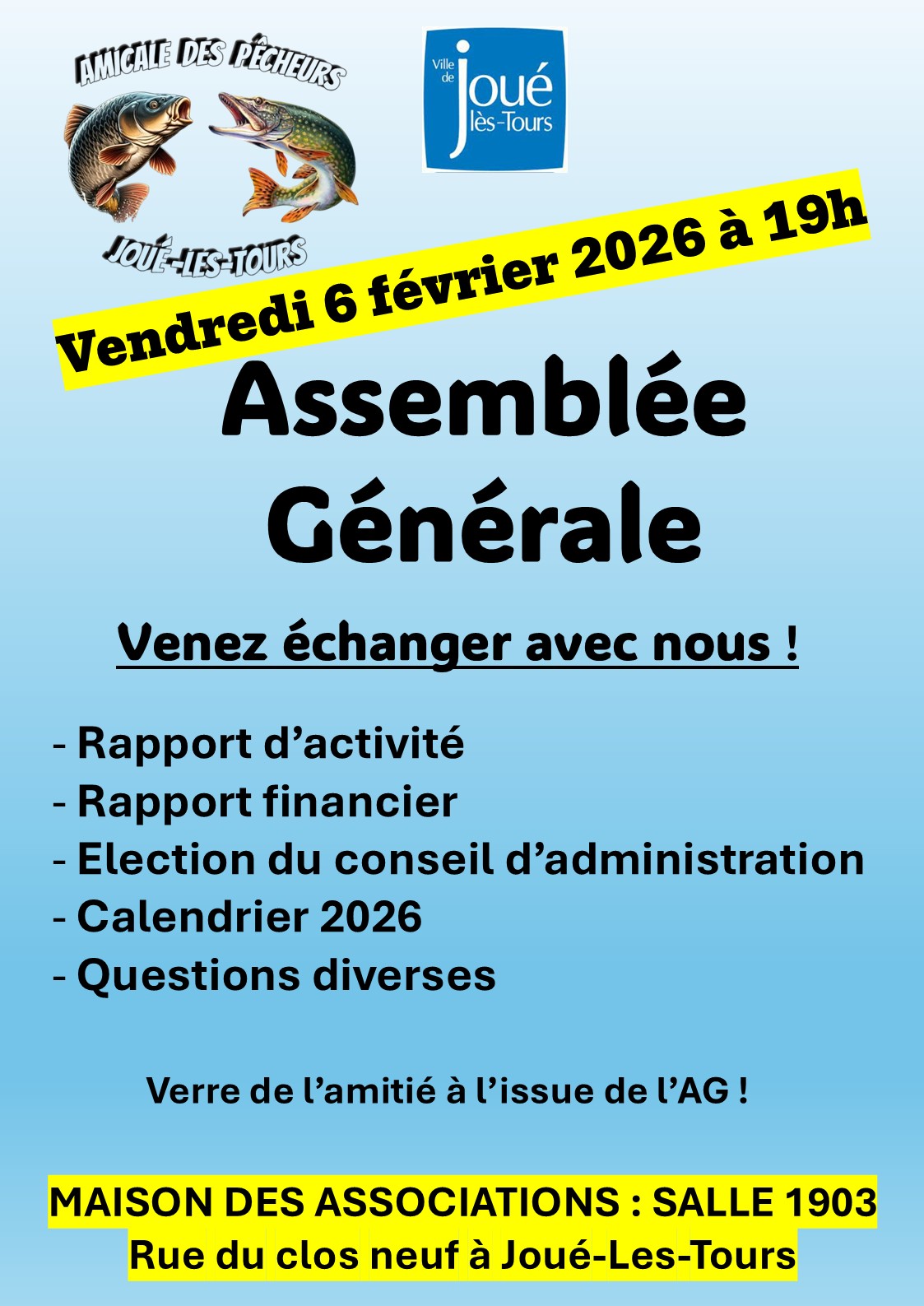affiche AG 6 fev