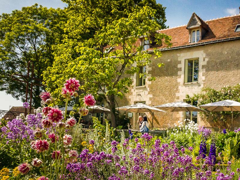 The presbitery garden of Chédigny - Loire Valley, France. 