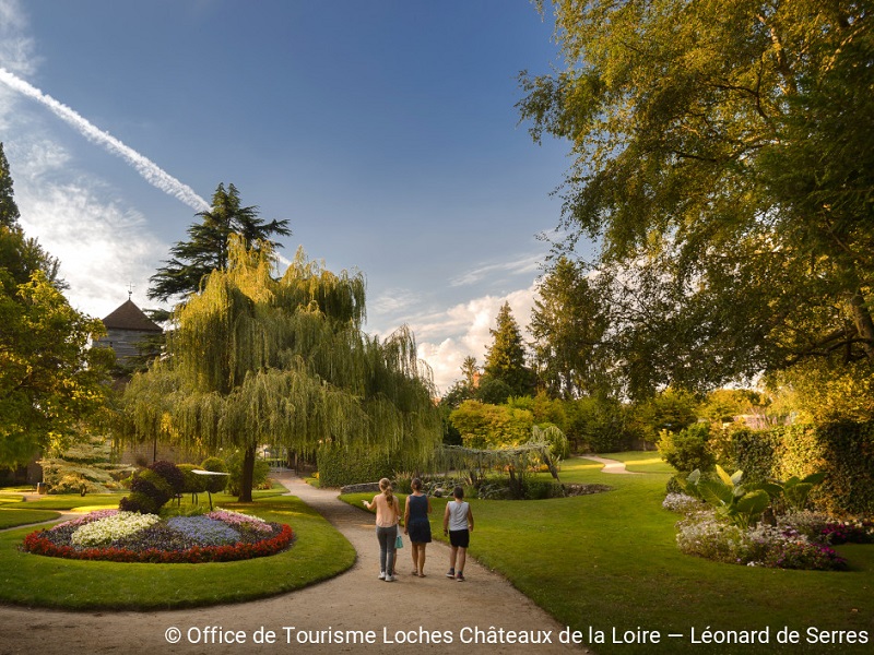 Descartes public garden René Boylesve - Loire Valley, France.