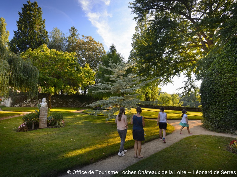 Descartes public garden René Boylesve - Loire Valley, France.