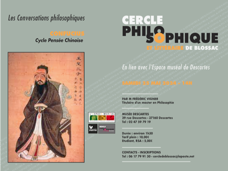 Cycle Pensée Chinoise : Confucius - Loches