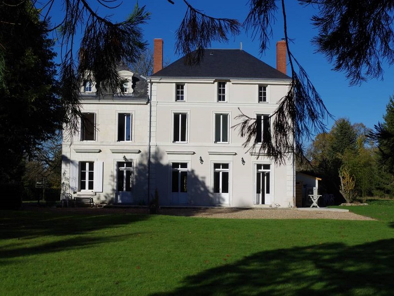 vue de la maison de la grande pelouse-Les Vézardières-Nouans-Les-Fontaines-Loches valdelorie